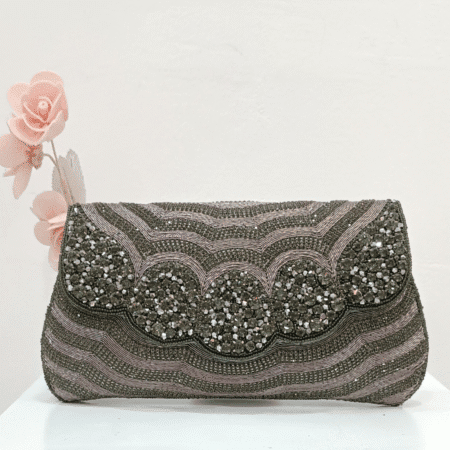 Hand Beaded Clutch #039