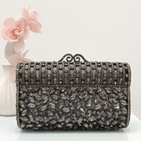 Crystal Clutch Purse   #052