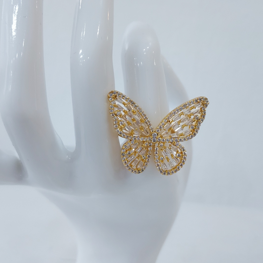 Long crystal earrings